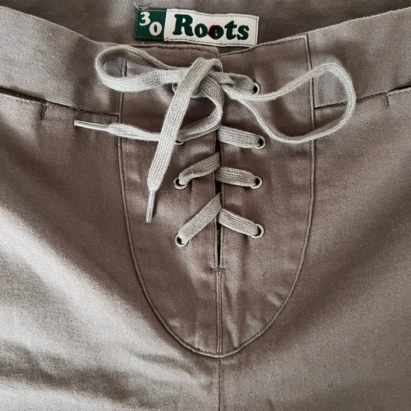 Vintage Roots Lace Up Front Shorts Size 10 - Picture 4 of 7